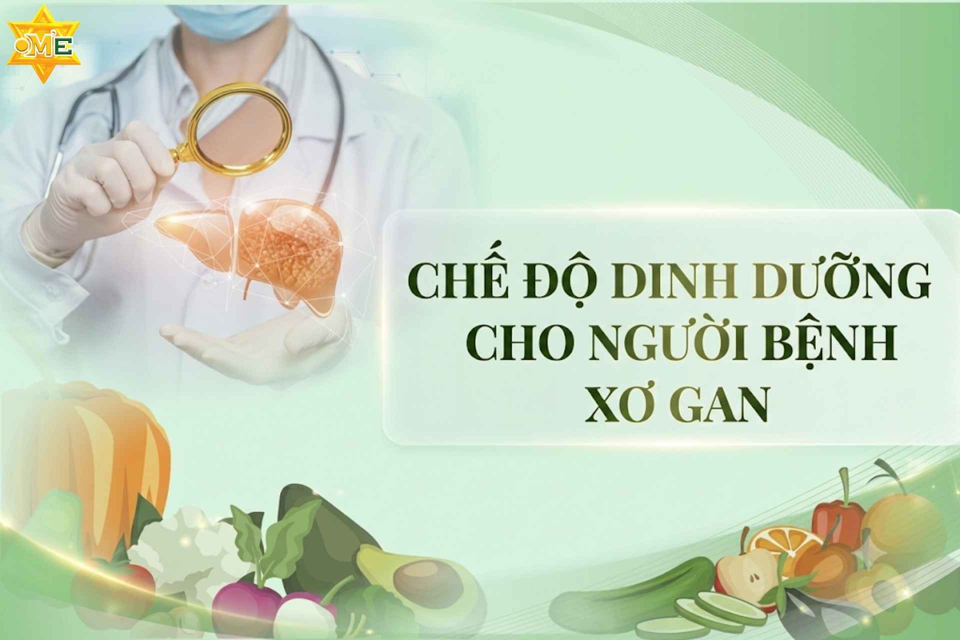 Chế độ dinh dưỡng cho người bệnh xơ gan