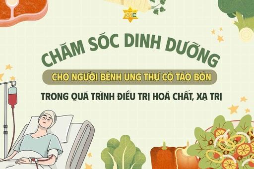 Chăm sóc dinh dưỡng cho người bệnh ung thư có táo bón trong quá trình điều trị hoá chất, xạ trị