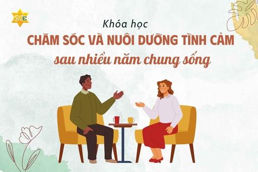 Khóa học chăm sóc và nuôi dưỡng tình cảm sau nhiều năm chung sống